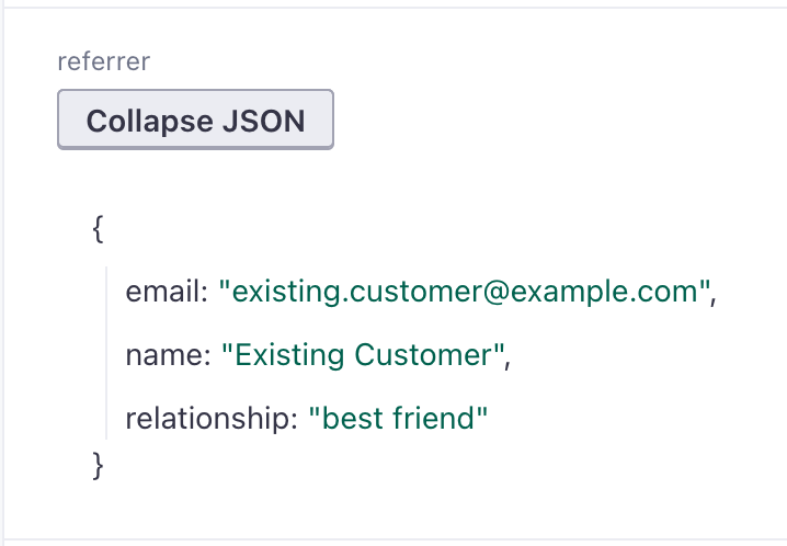 json attribute example