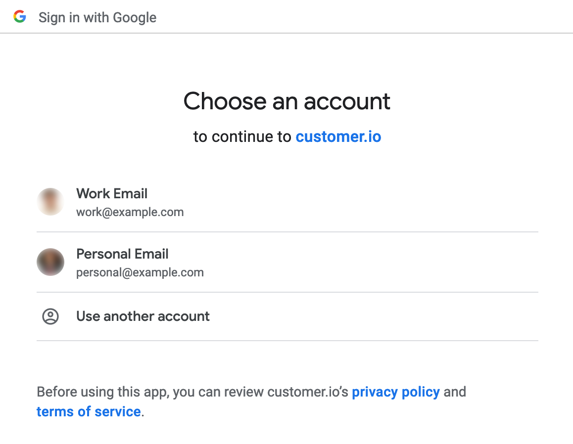 Authorize Customer.io to access your Google Sheets