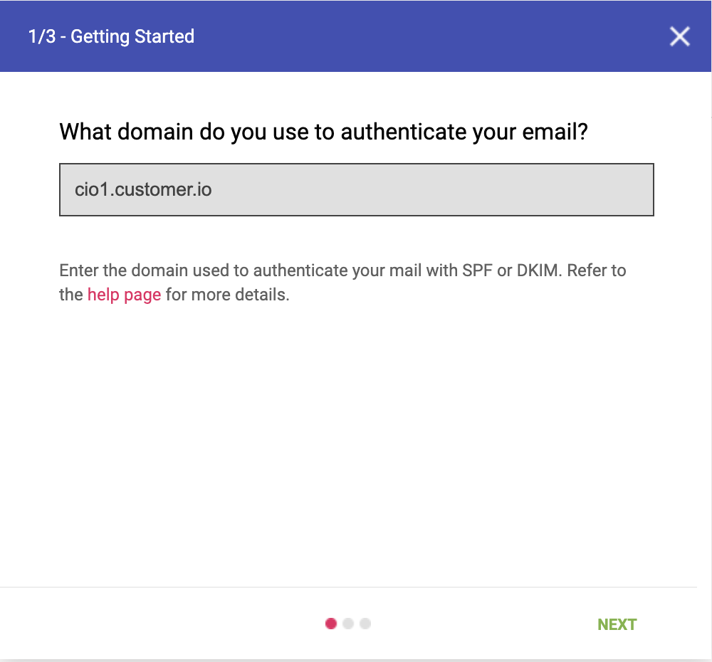 Add your root domain to assemble your complete, CIO-specific subdomain