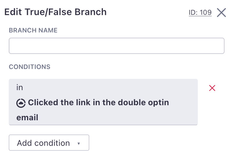 Setting up our True/False Branch with the same segment