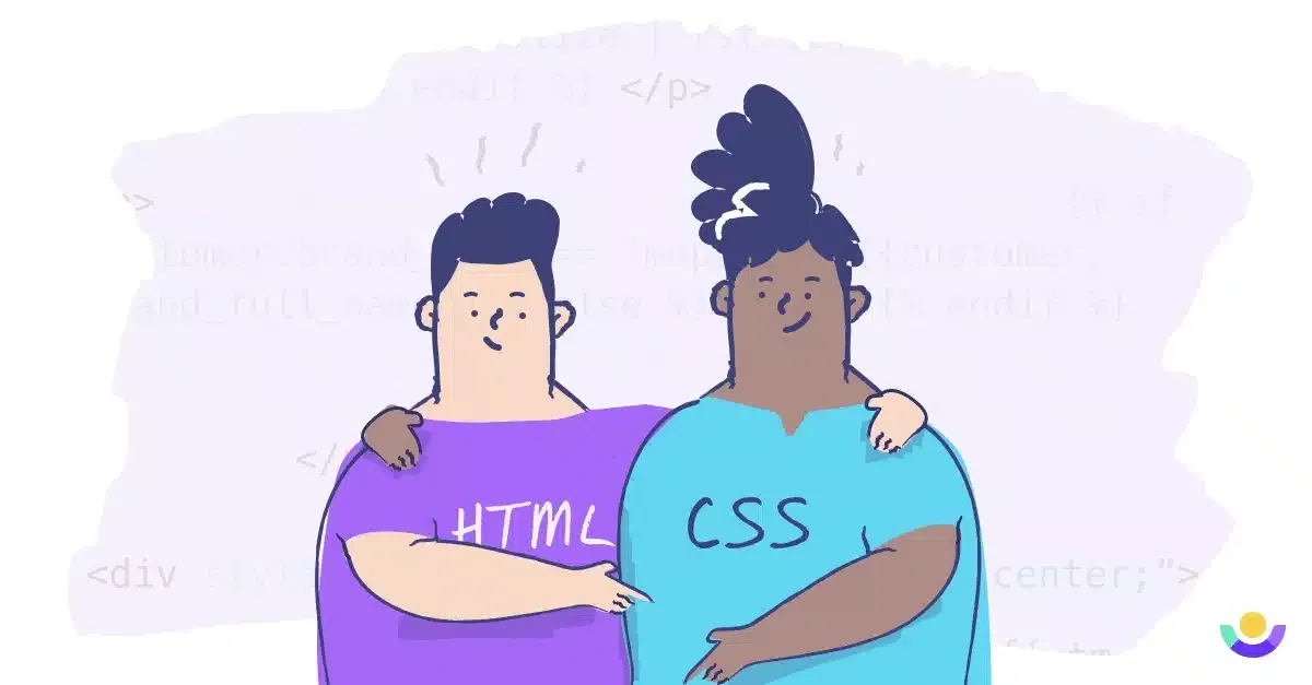 HTML and CSS illustration