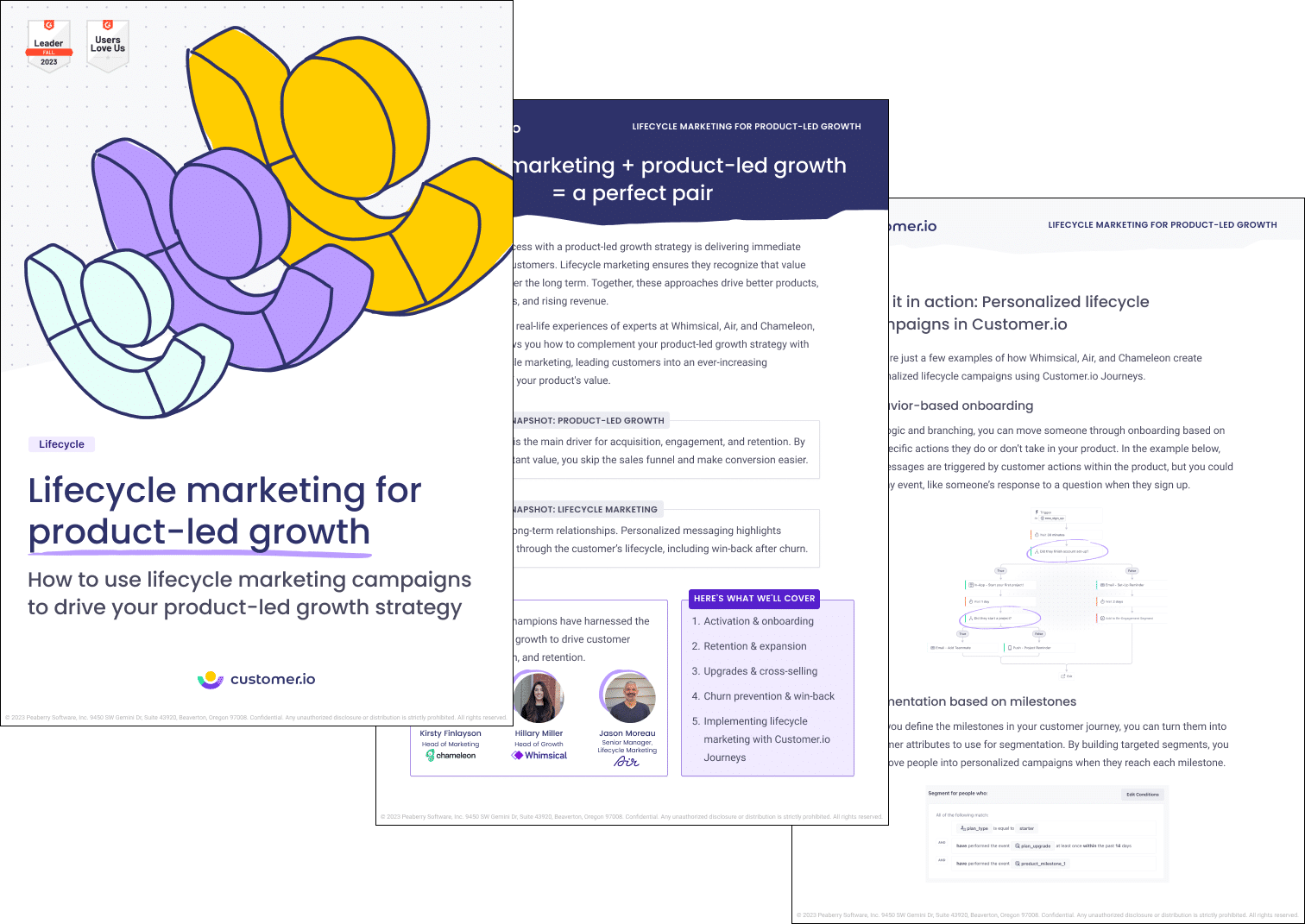 Lifecycle marketing for product-led growth ebook preview