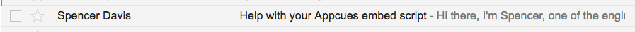Appcues subject line