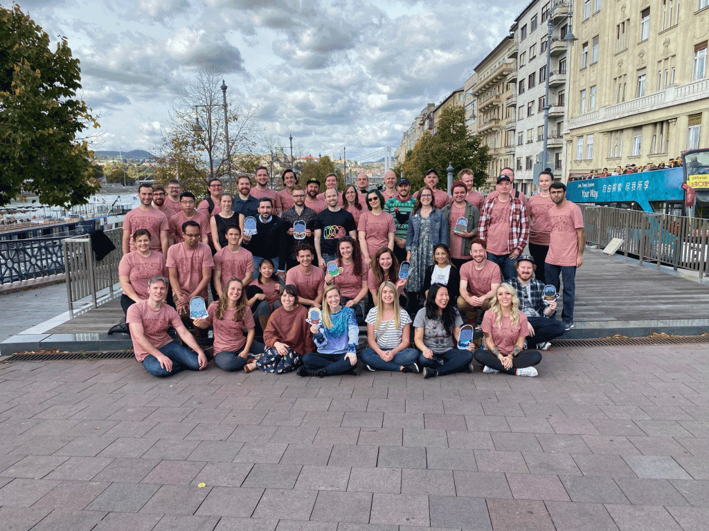 The team at our 2019 Fall Retreat in Budapest