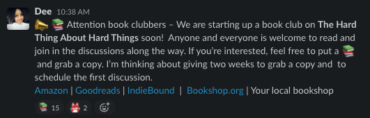 Customer.io bookclub