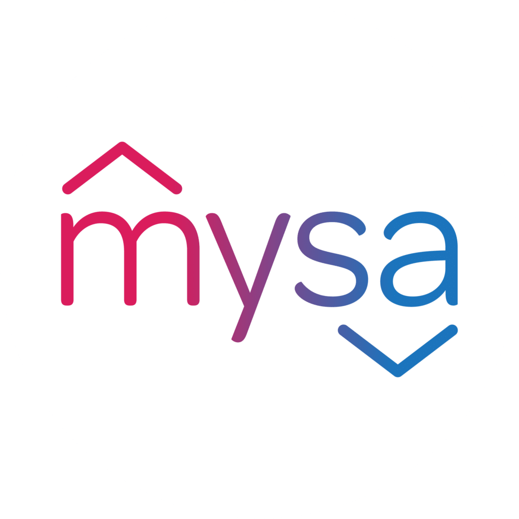 Real-time personalization: Mysa logo